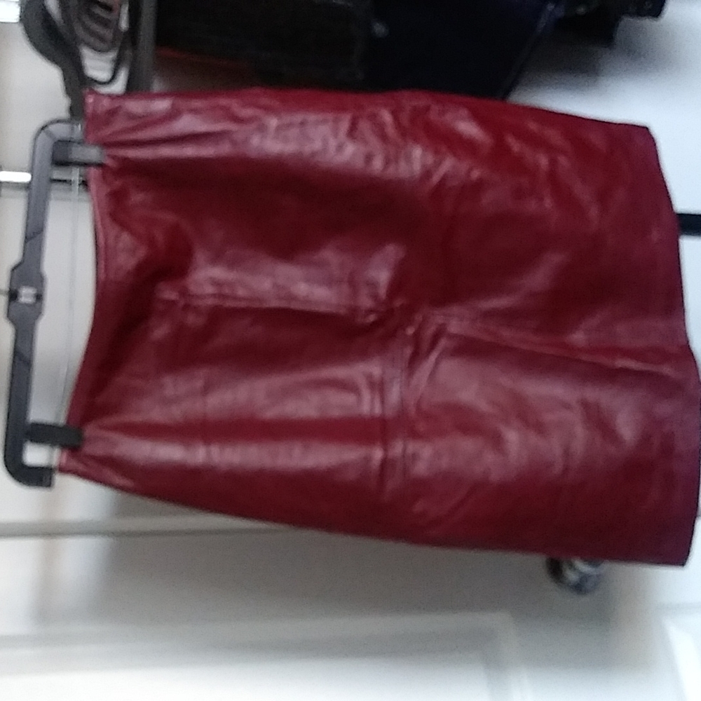 A/X leather skirt